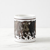 Tasse Morphing de couleur de chevaux (Centre)