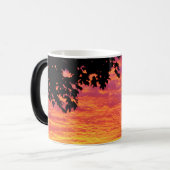 Tasse Morphing de couleur de coucher du soleil (Devant gauche)