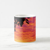 Tasse Morphing de couleur de coucher du soleil (Centre)