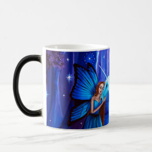 Tasse Morphing de fée et de licorne d'art