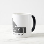 Tasse Morphing de logo de Davis J (Devant droit)