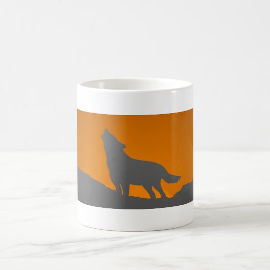 Tasse morphing de loup d'hurlement (Centre)