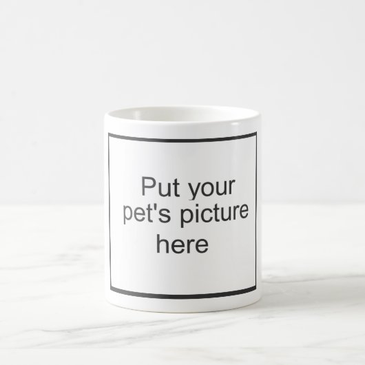 Tasse Morphing de maman d'animal familier (Centre)