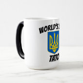 Tasse Morphing de Tryzub du meilleur papa de Tato (Devant gauche)