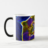 Tasse morphing de tulipe abstraite (Gauche)