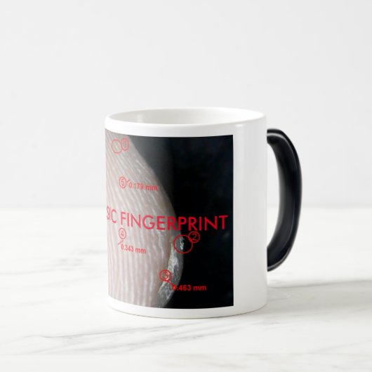 TASSE MORPHING D'EMPREINTE DIGITALE LÉGALE (Devant droit)