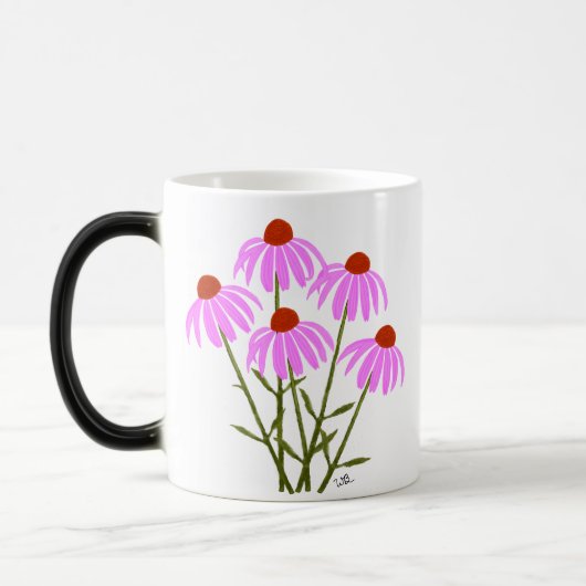 Tasse Morphing Échinacées Violettes (Gauche)