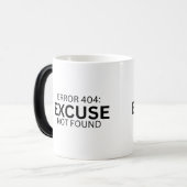 Tasse morphing Erreur 404 : excuse introuvable (Devant gauche)