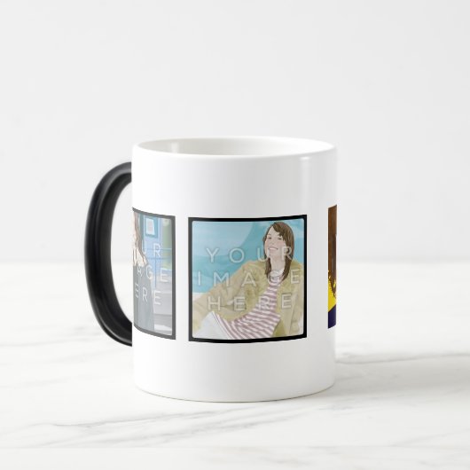 Tasse Morphing faite sur commande personnalisée (Devant gauche)