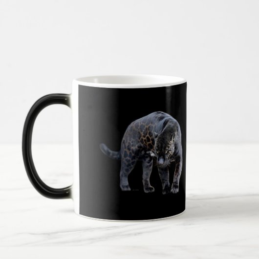 Tasse morphing Jaguar Diablo noir (Gauche)
