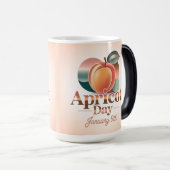 Tasse Morphing Jour d'Abricot 9 Janvier (Devant droit)