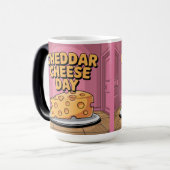 Tasse Morphing Jour du Fromage Cheddar (Devant gauche)