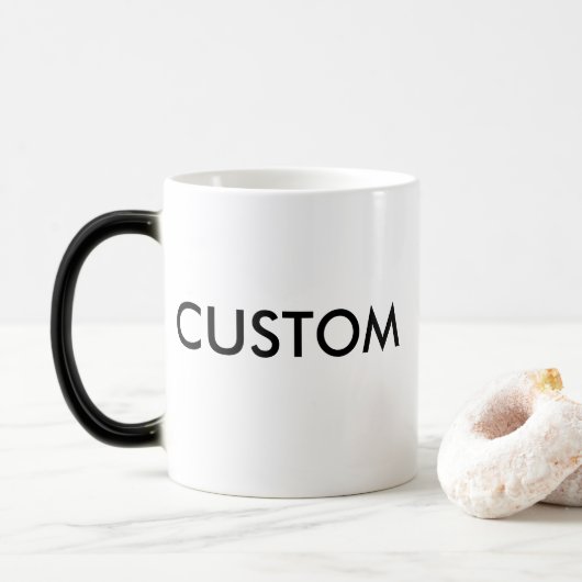 Tasse Morphing magique faite sur commande du (Avec donut)