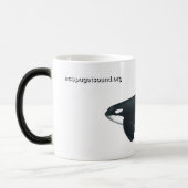 Tasse morphing masculine d'épaulard (Gauche)