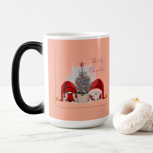 Tasse Morphing Merry Chrismas (Avec donut)