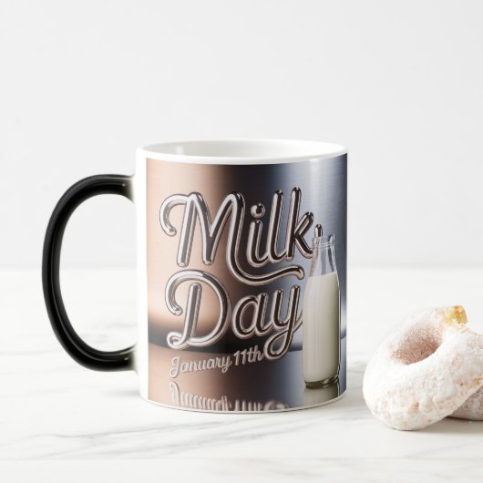Tasse Morphing Milk Day 11 janvier (Avec donut)