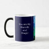 Tasse Morphing Mug Fleurs Hydrangeas Bleues (Gauche)