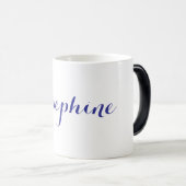 Tasse Morphing Nom Bleu Joséphine (Devant droit)