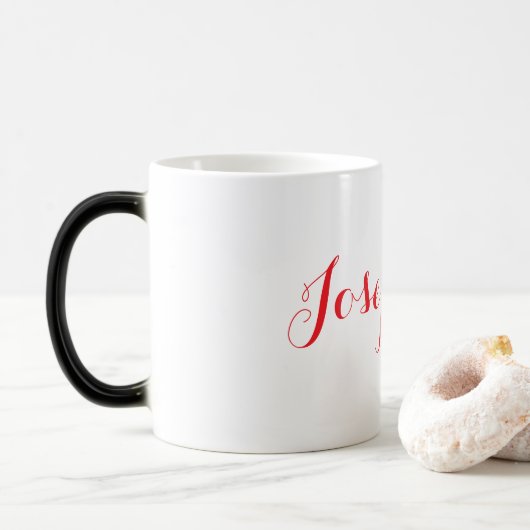 Tasse Morphing Nom Rouge Josephine (Avec donut)