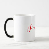 Tasse Morphing Nom Rouge Josephine (Gauche)