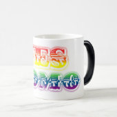 Tasse Morphing oui homo (Devant droit)