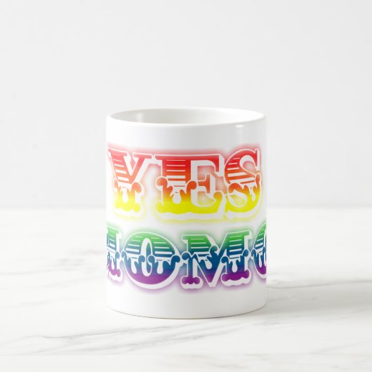 Tasse Morphing oui homo (Centre)