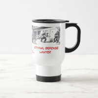 Tasse morte de voyage d'avocat pénaliste de