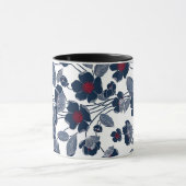 Tasse motif de fleur chromatique (Centre)