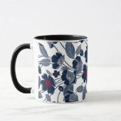 Tasse motif de fleur chromatique (Gauche)