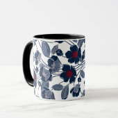 Tasse motif de fleur chromatique (Devant gauche)