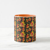 Tasse motif feuilles d'érable d'automne (Centre)