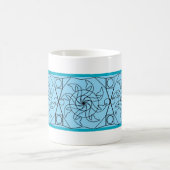 Tasse - Motif graphique de roue à aubes (Centre)