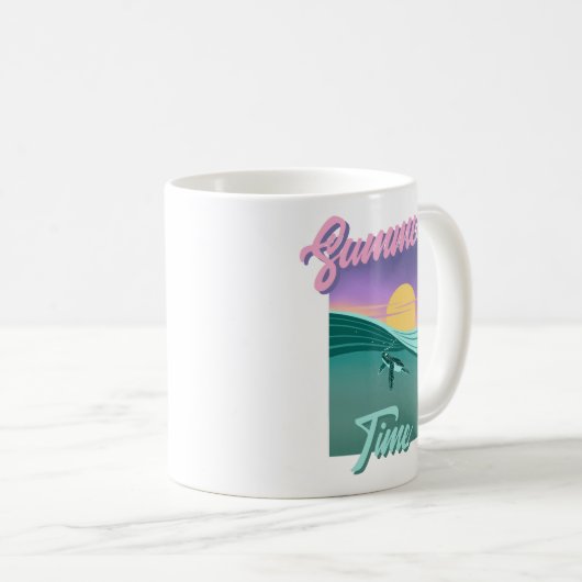 Tasse motif Summer Time (Devant droit)