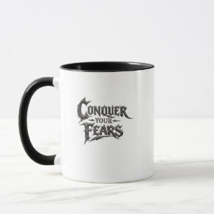 Tasse Motivante Bicolore pour Vaincre vos Peurs
