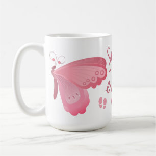 Tasse Motivante Papillon 'Petits Pas Chaque Jour'
