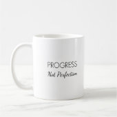 Tasse Motivante – “Progrès, Pas Perfection” (Gauche)