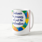 Tasse Motivation – Améliorer la conception du voya (Devant droit)