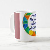 Tasse Motivation – Améliorer la conception du voya (Devant gauche)