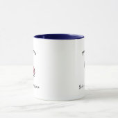 Tasse motivation - Sois un flamant rose Mok (Midden)