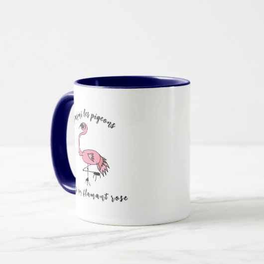 Tasse motivation - Sois un flamant rose Mok (Voorkant links)