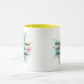 Tasse motivationnelle avec une citation de C.S. Le (Centre)