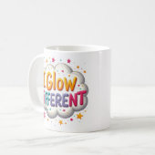 Tasse Motivationnelle 'Je Brille Différemment Coul (Devant gauche)