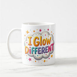 Tasse Motivationnelle 'Je Brille Différemment Coul