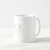 Tasse Mousse et Brume | Tee graphique de la forêt (Devant droit)
