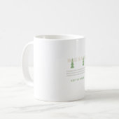 Tasse Mousse et Brume | Tee graphique de la forêt (Devant gauche)