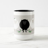 Tasse Mouton Noir et Blanc (Centre)