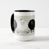 Tasse Mouton Noir et Blanc (Devant gauche)