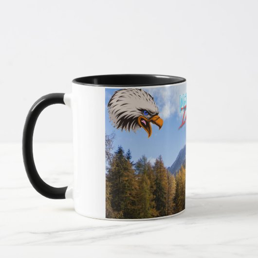 Tasse mug aigle café prédateur (Gauche)