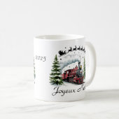 Tasse  mug de Noël personnalisable (Devant droit)