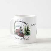 Tasse  mug de Noël personnalisable (Devant gauche)